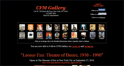Desktop Screenshot of cfmgallery.com